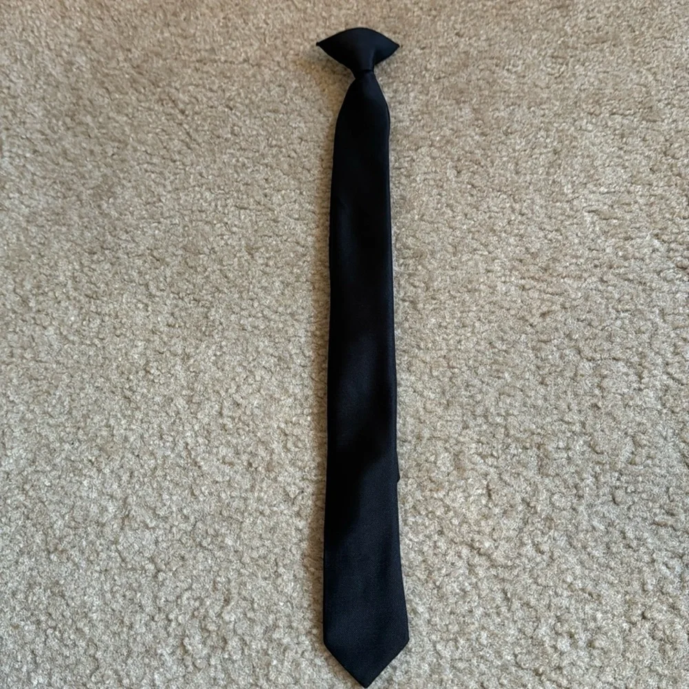 BOYS - Black Clip-On Tie